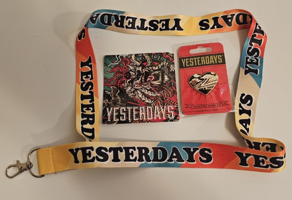 Yesterday's Friday Heart Pin SDCC 2026 Event Exclusive SOLD OUT + Lanyard/Stker